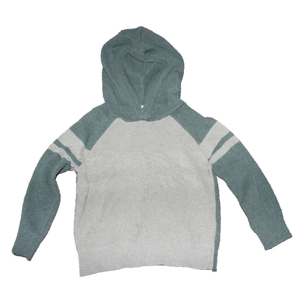 Cat & Jack Green Hoodie Pullover Sweater Boys Size 4T